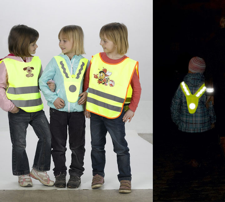 Reflective vest is important for student